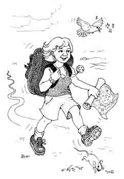 happy hiker