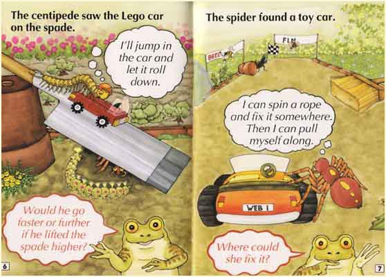 Frog,centipede, spider