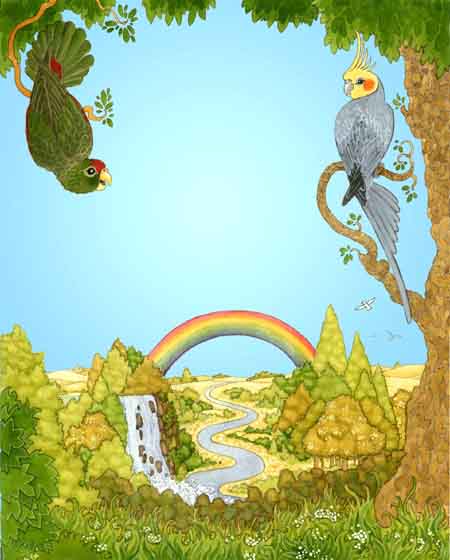 cockatiel, green parrot