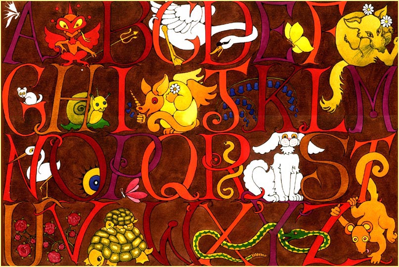 Alphabet creatures